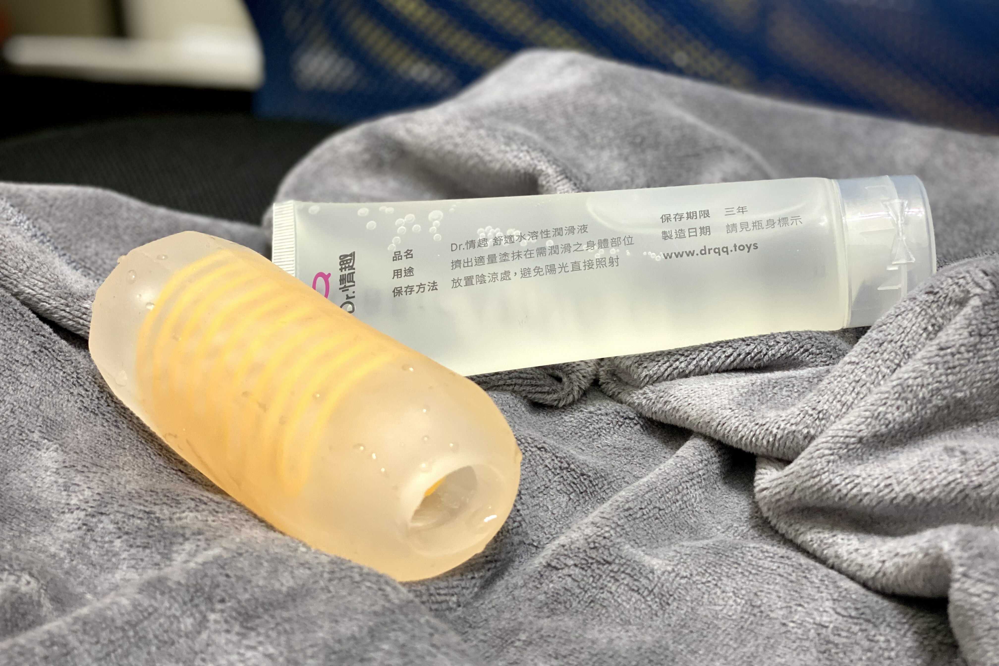 Dr.情趣spinner開箱文「tenga spinner05 beads連環珠」飛機杯、潤滑液實拍