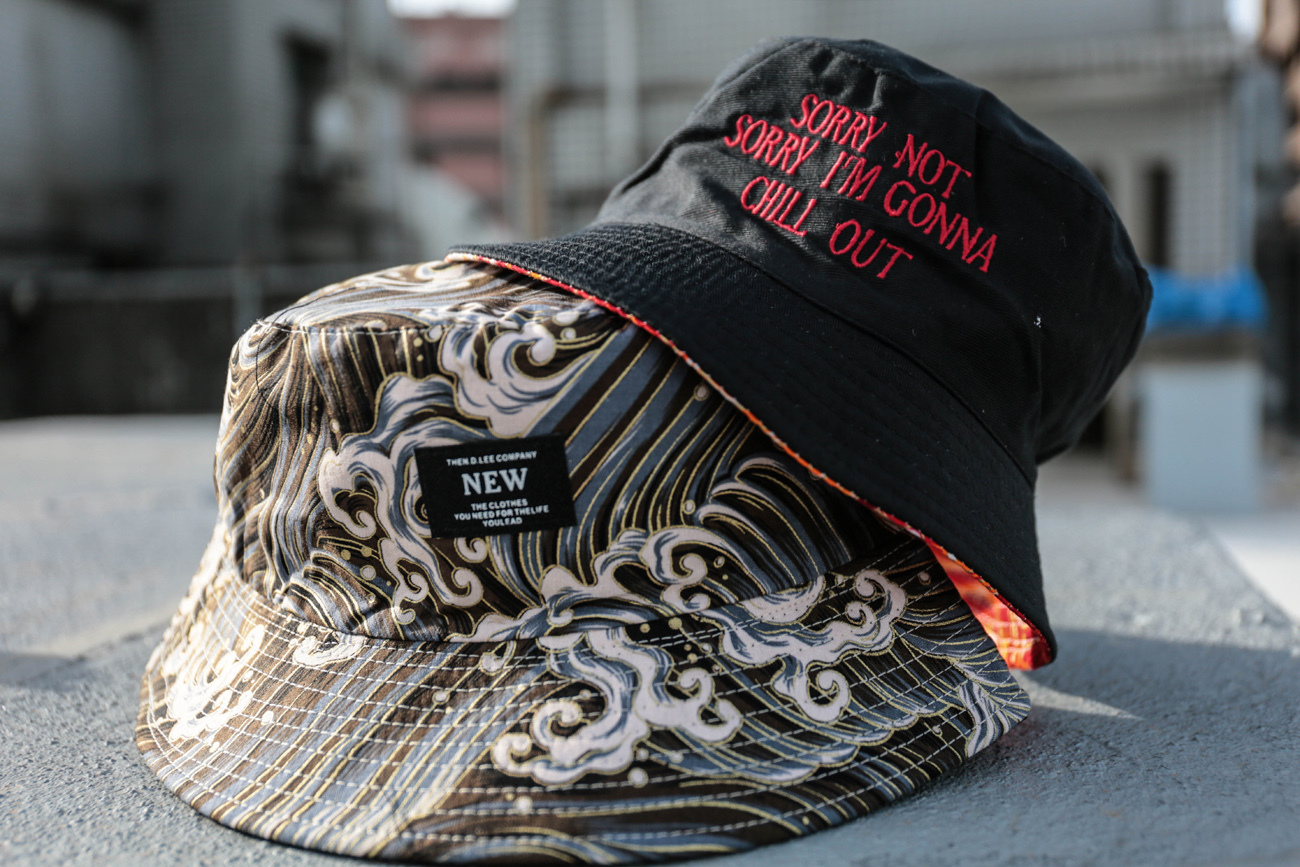 【HTMC001】日式海浪雙面著用漁夫帽