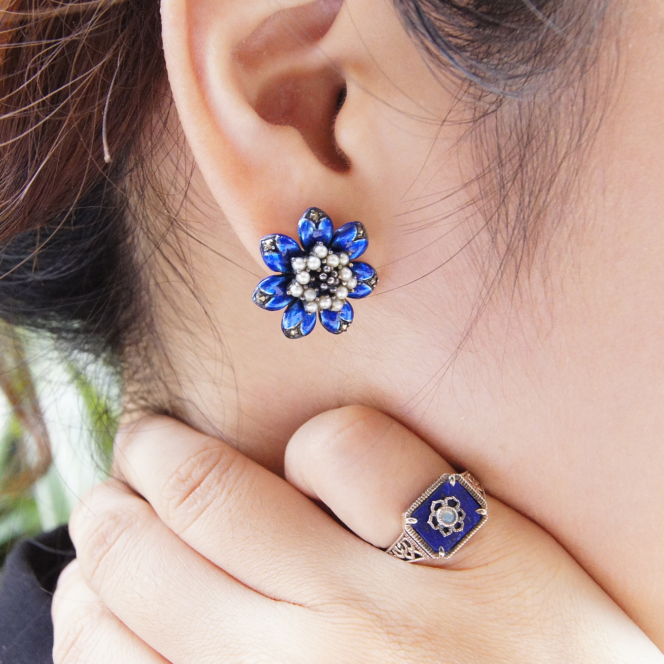 宮廷式青金蛋白石戒指（OP2037）