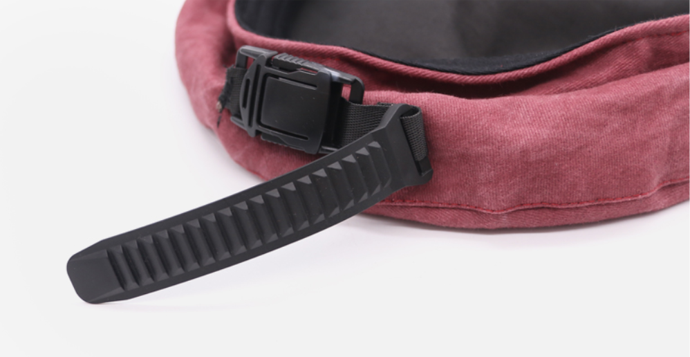 【HTMS001】古著仿舊水洗造型插扣貝雷帽