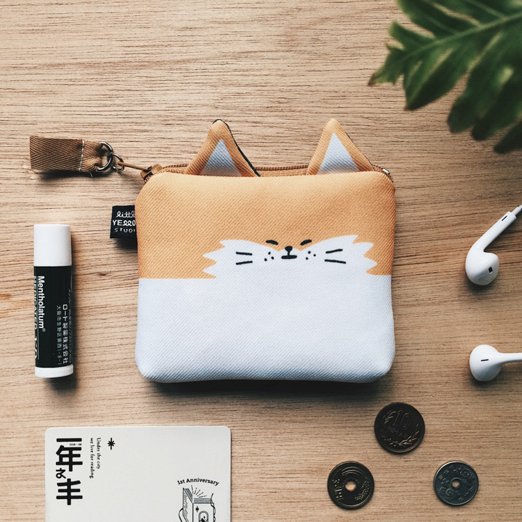 小黃間｜絕版｜票卡零錢包｜狐狸