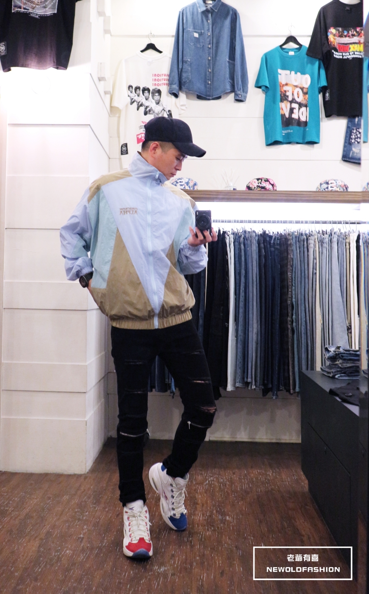 『新品上市』ALPHA刺繡立領防風外套(NOF2109A208)