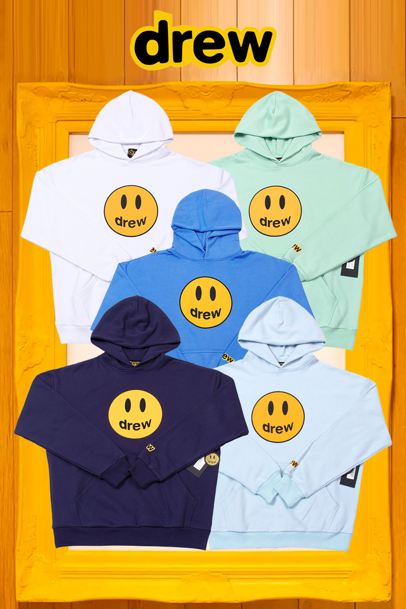 Drew House 笑臉帽T (23色)