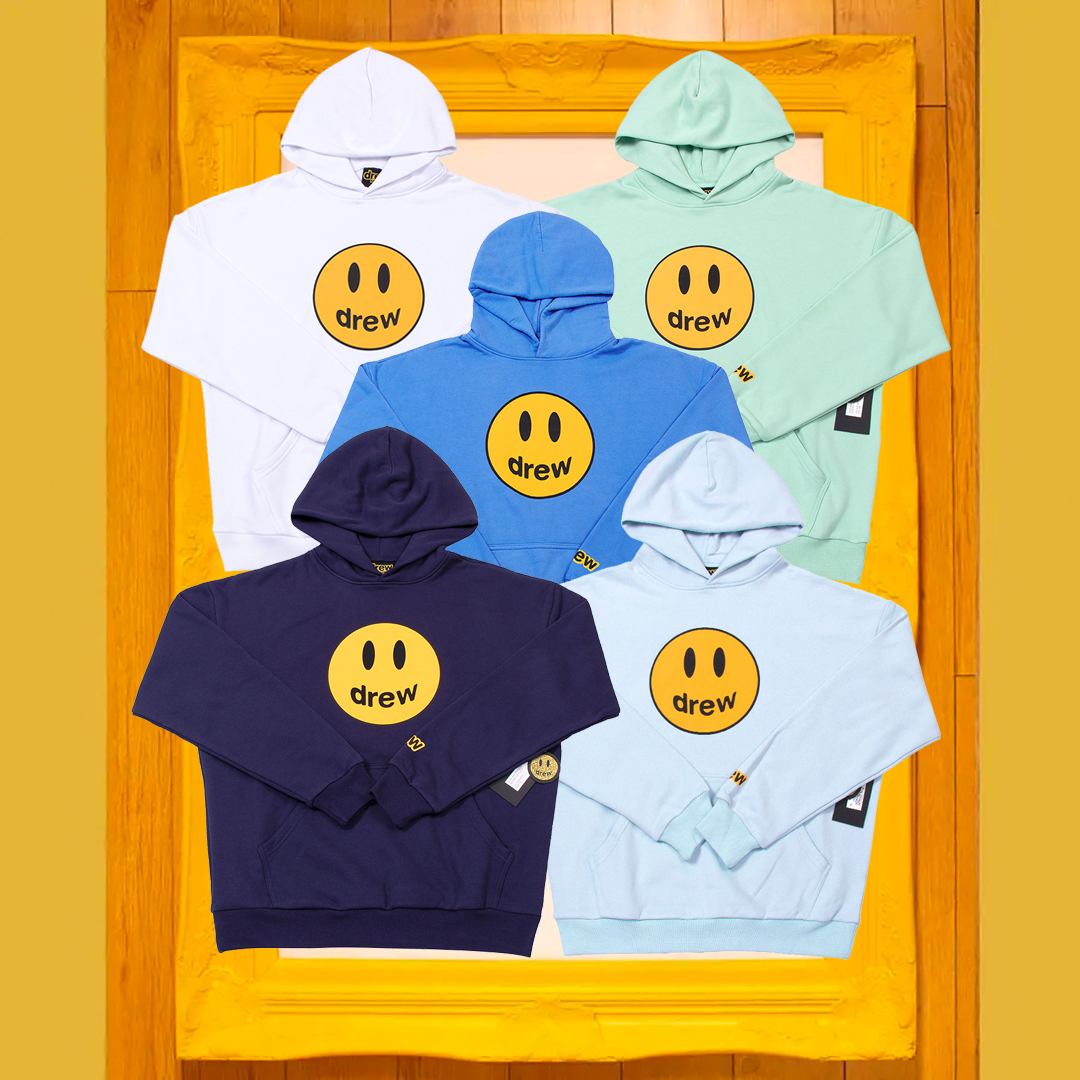 Drew House 笑臉帽T (23色)