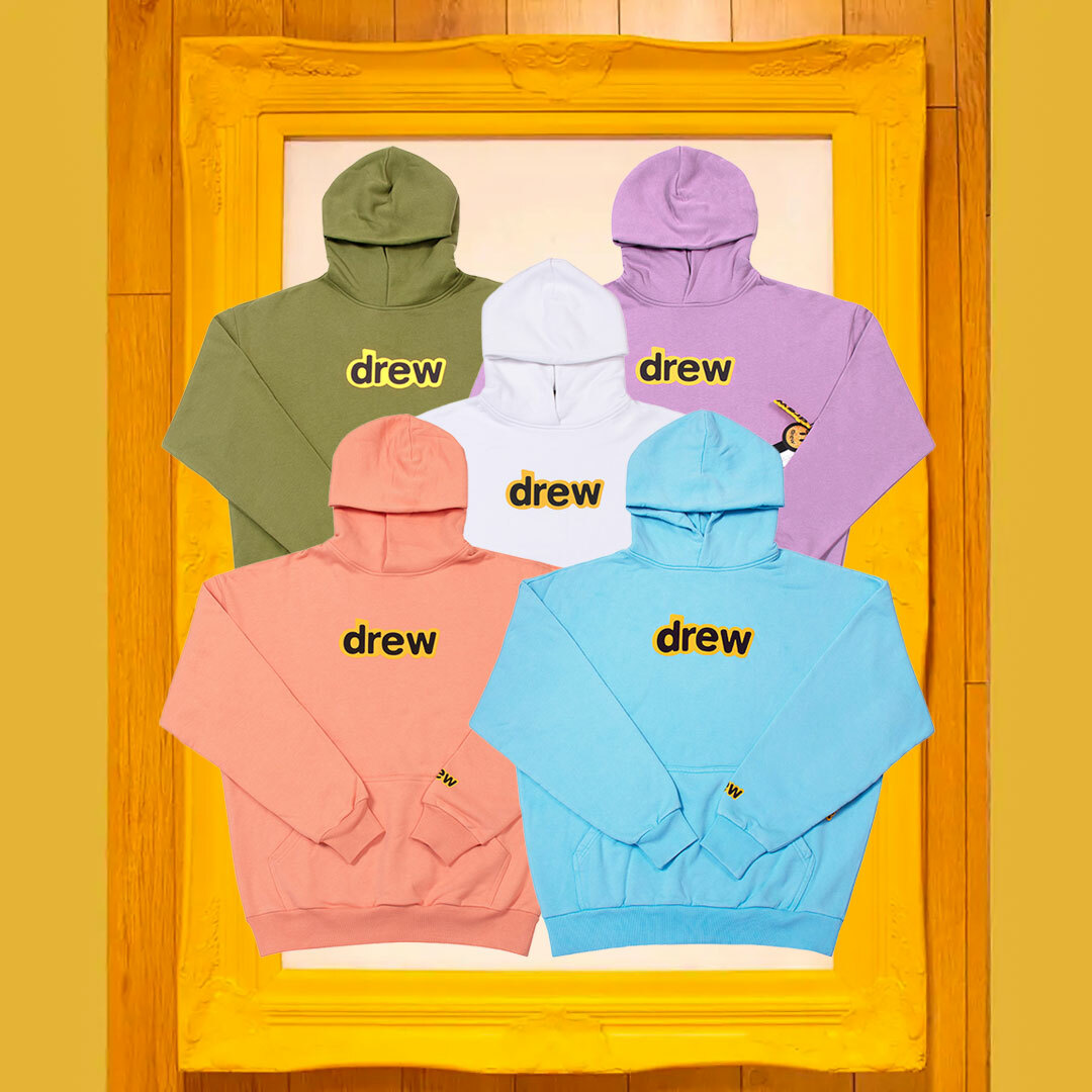 Drew House 字體帽T (8色)