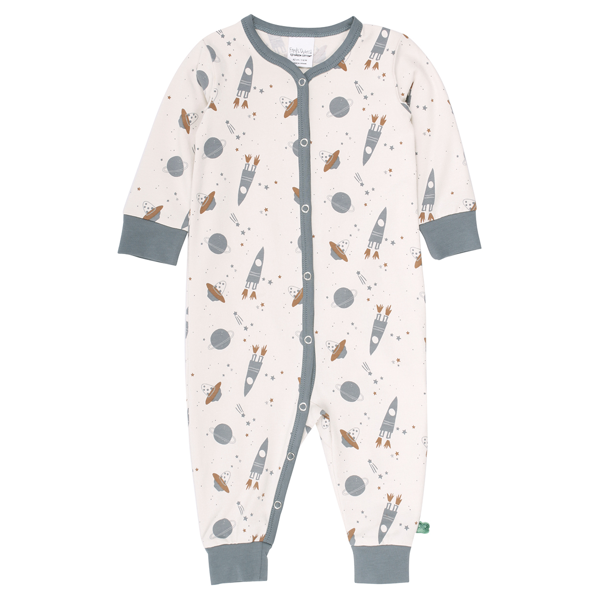 〖 Fred's World 〗米白外太空連身衣