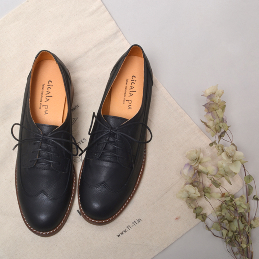 17960 植鞣黑 牛津鞋