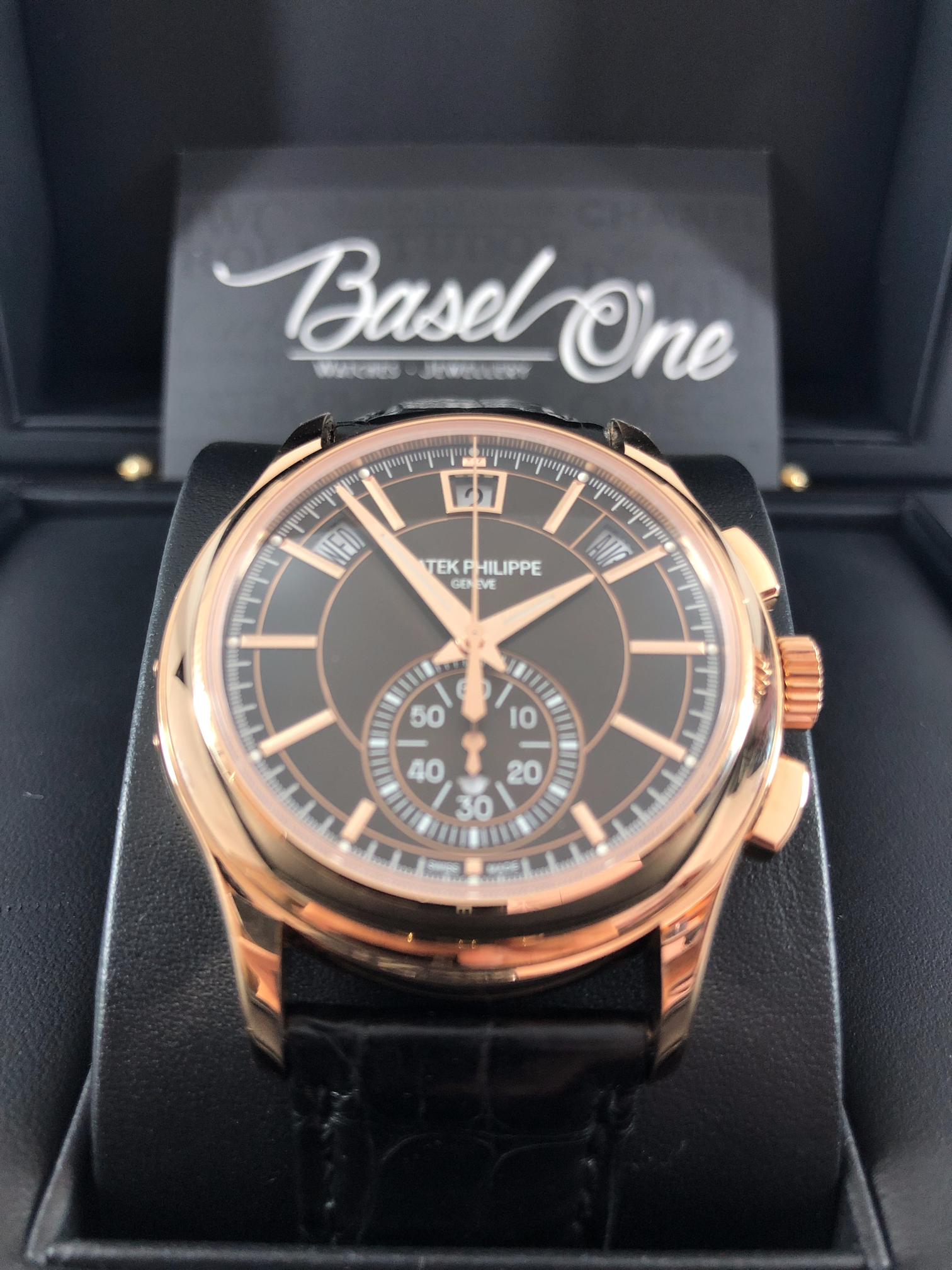 Discontinued BRAND NEW 5905R PATEK PHILIPE COMPLICATIONS BROWN ROSE GOLD 42 MM