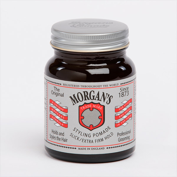 英國 Morgan's 銀標髮油 - 超強力定型水洗式 - 檸檬茉莉花香 100ml（摩根氏 Pomade  / Extra Firm Hold）