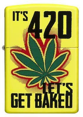 ZIPPO LET'S GET BAKED DESIGN LIGHTER 