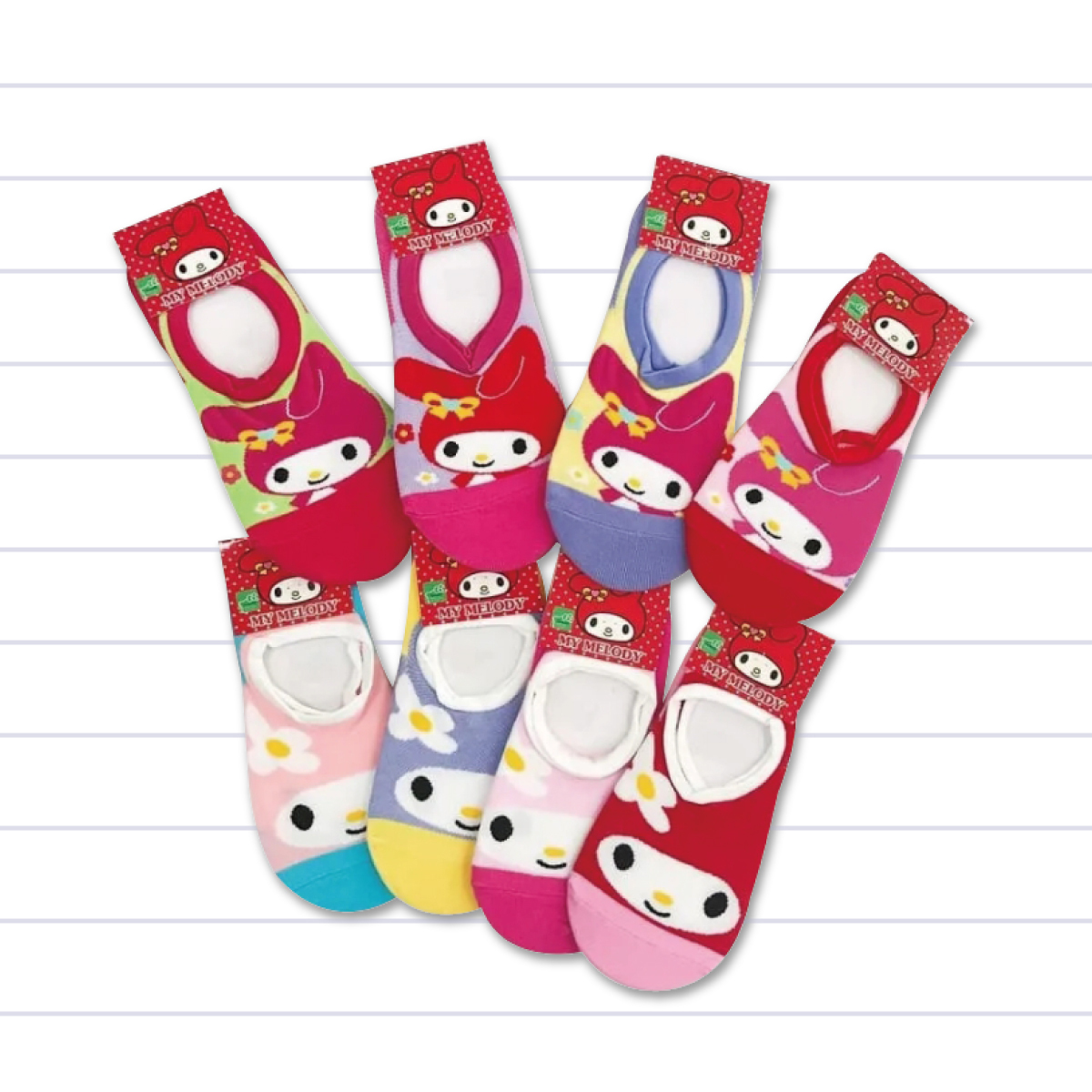 台灣製美樂蒂Melody隱形襪