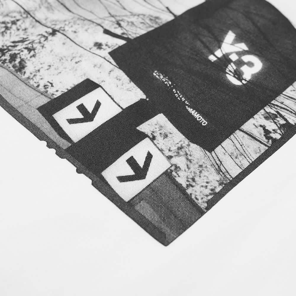 【 Y-3 U CH2 P-1 SS T 印花短TEE - 白 】