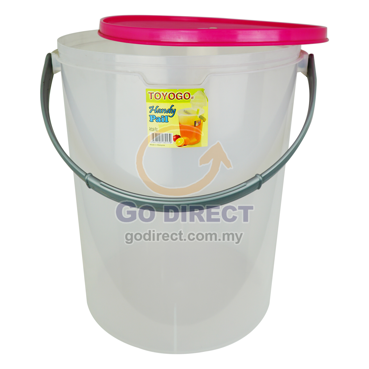 Hot Sale 14L Plastic Buckets with Handle Food Grade Plastic Pail