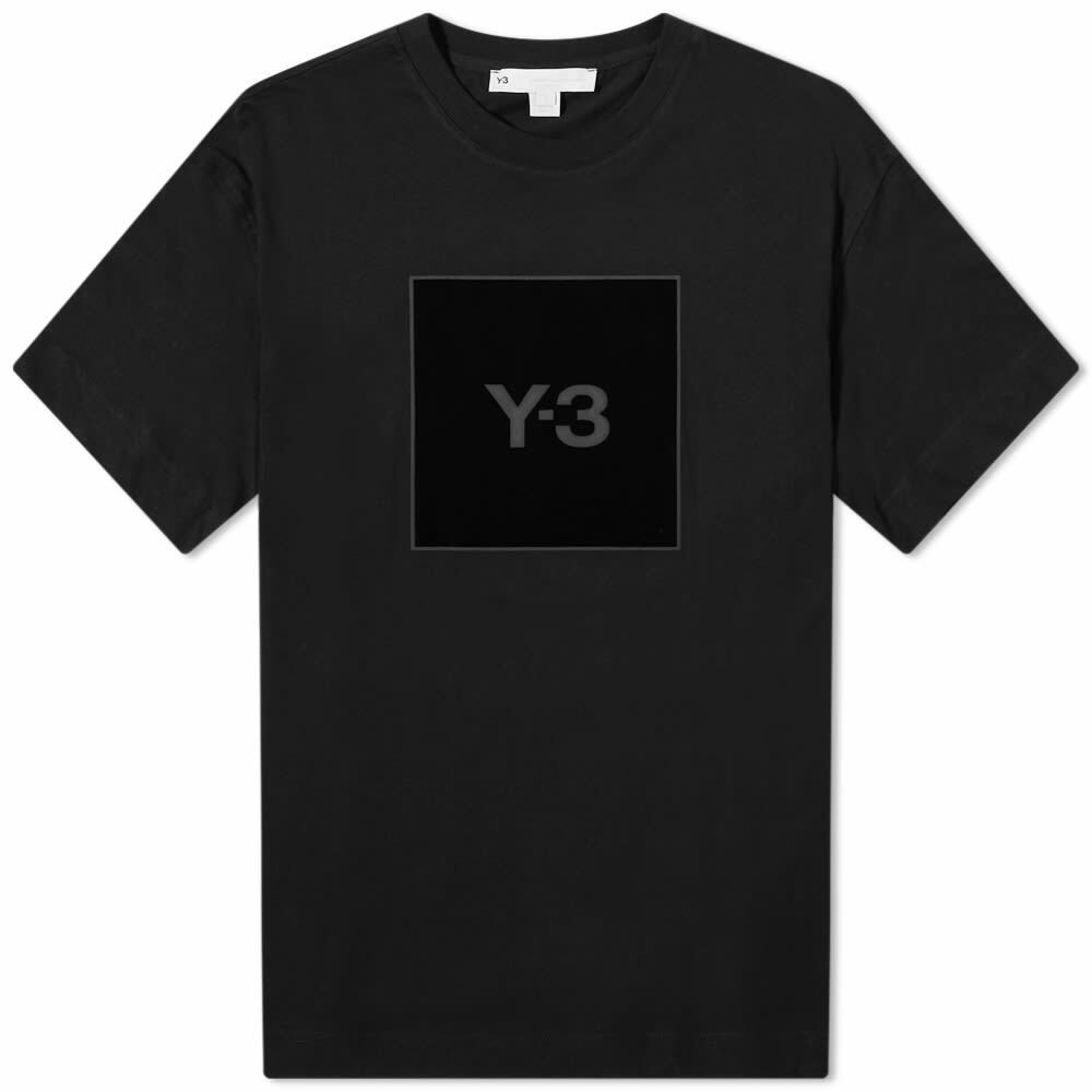 【 Y-3 U SQ GFX SS T 簡約LOGO短TEE - 黑 】