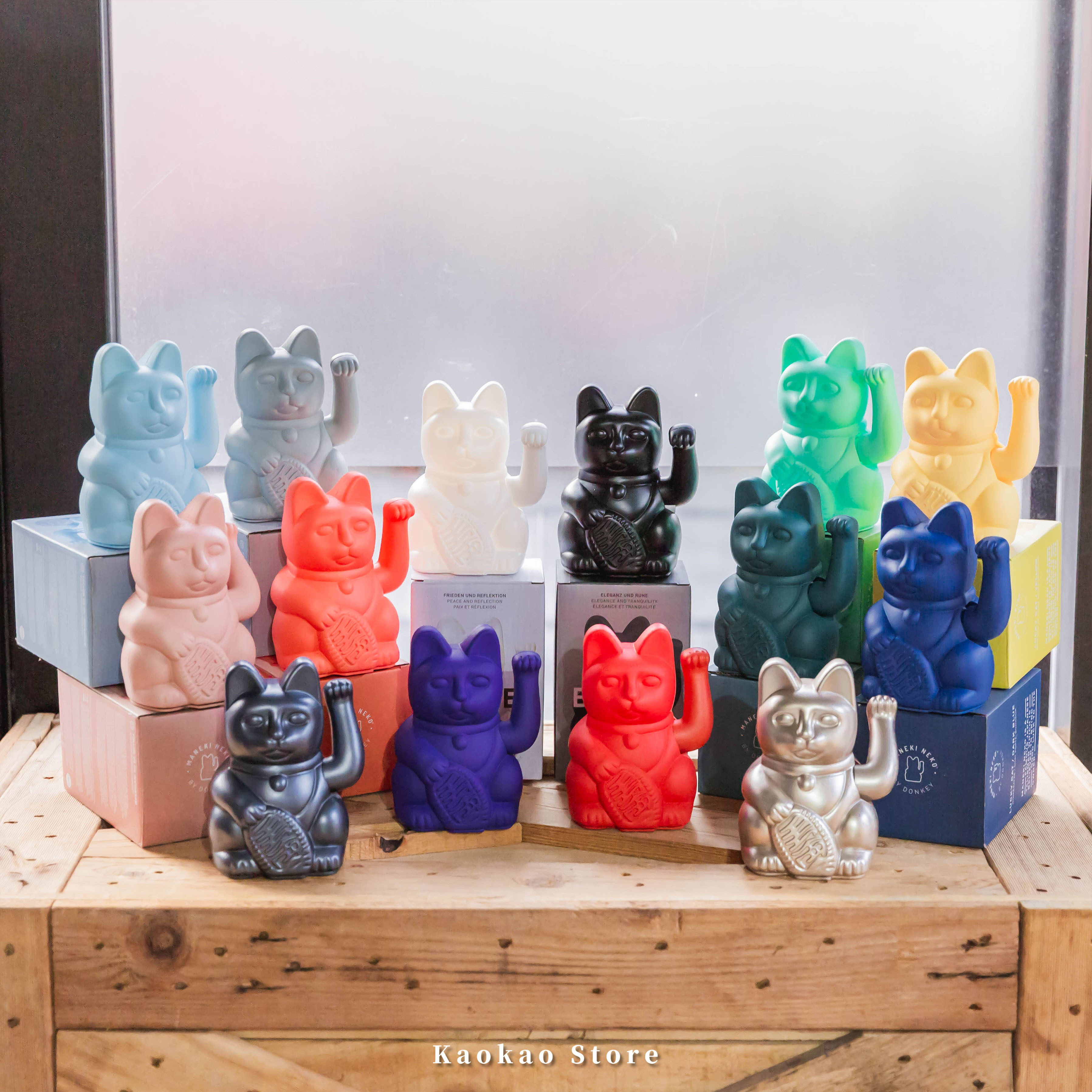 🔥現貨 德國Donkey Products Lucky Cats 幸運繽紛招財貓