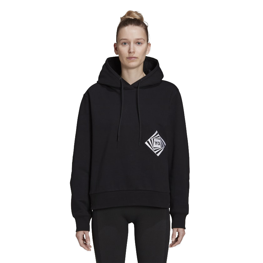 【 Y-3 W CH1 OPTIM HDY 錯視圖帽TEE - 黑 】