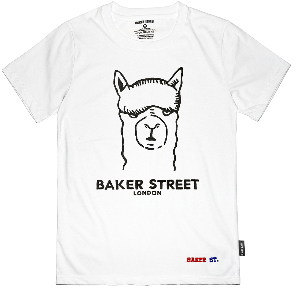 BKST Logo 經典羊駝大LOGO 黑標系列 刺繡 短T