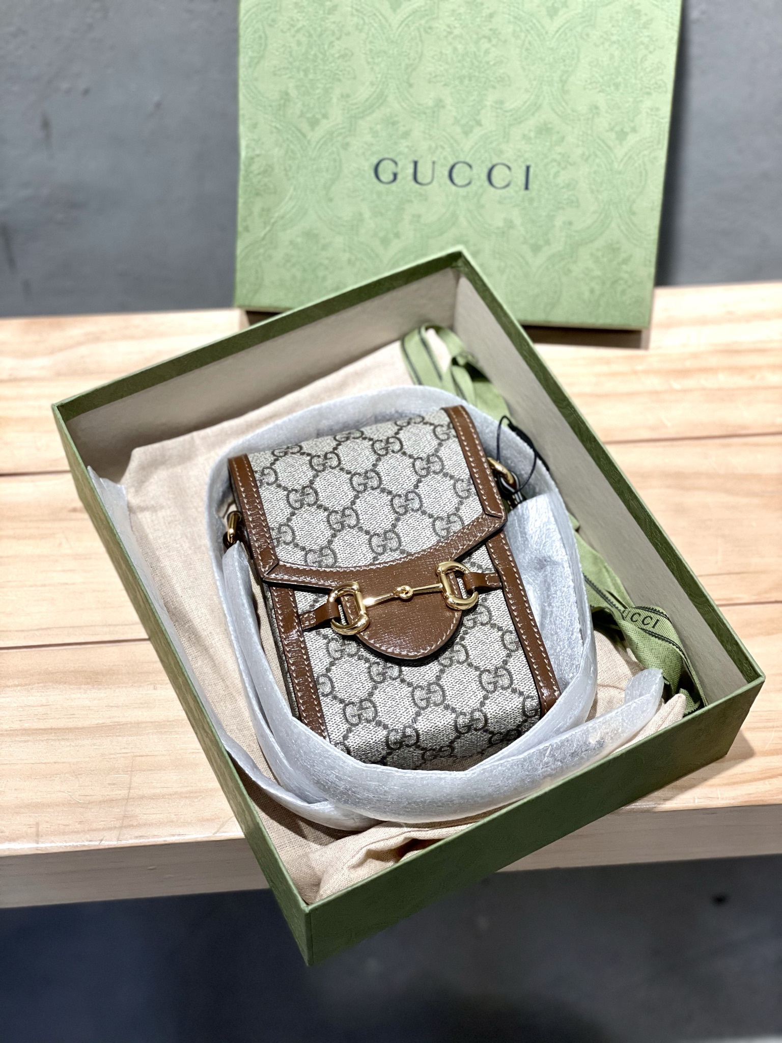 GUCCI Horsebit 1955 Mini Bag