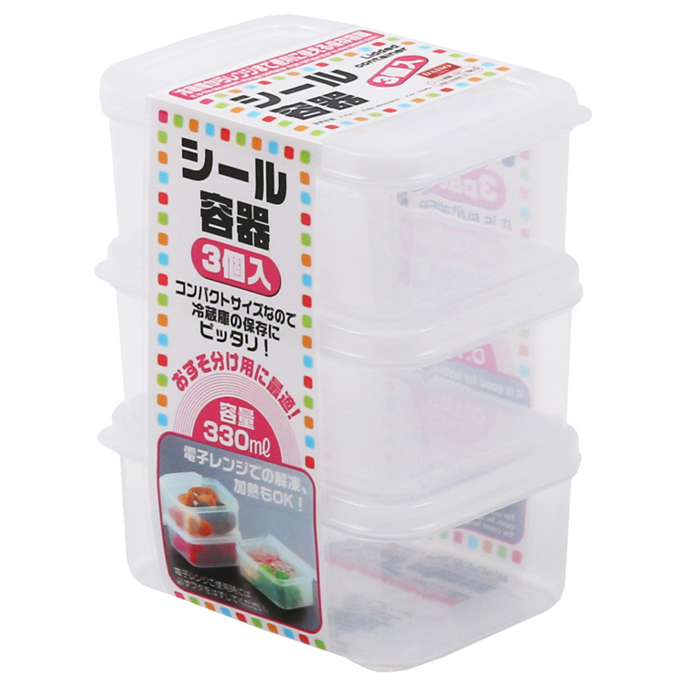 保鮮盒/330ml3入