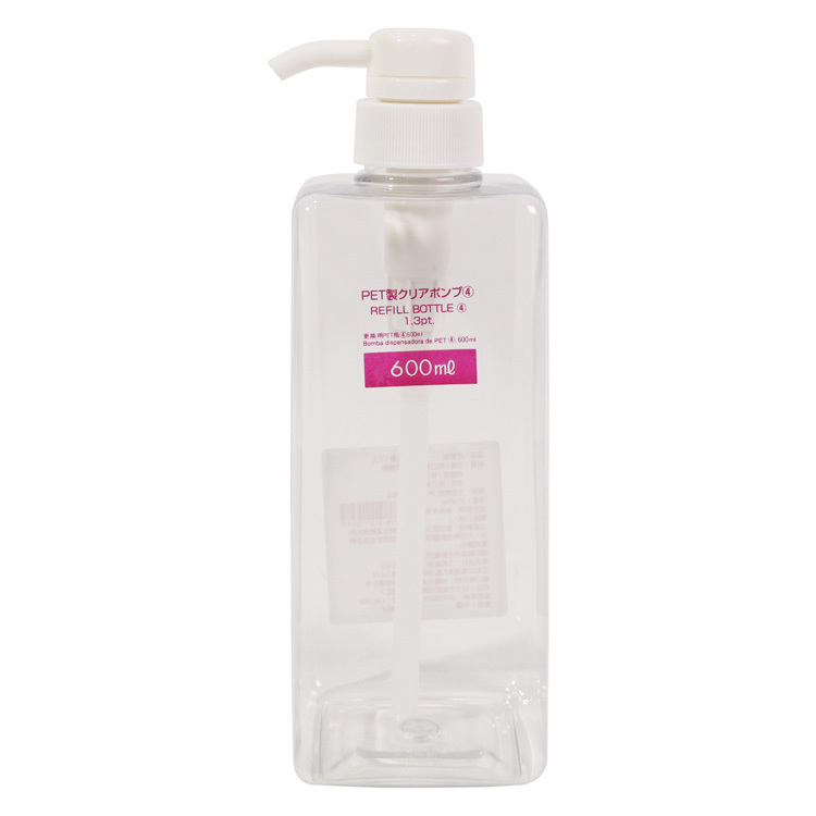 PET按壓式分裝瓶/600ml