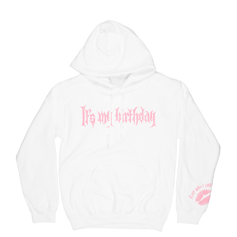 安瑪莉 Anne-Marie 周邊商品：It’s My Birthday Hoodie White 安瑪莉 我的生日白色帽Ｔ。