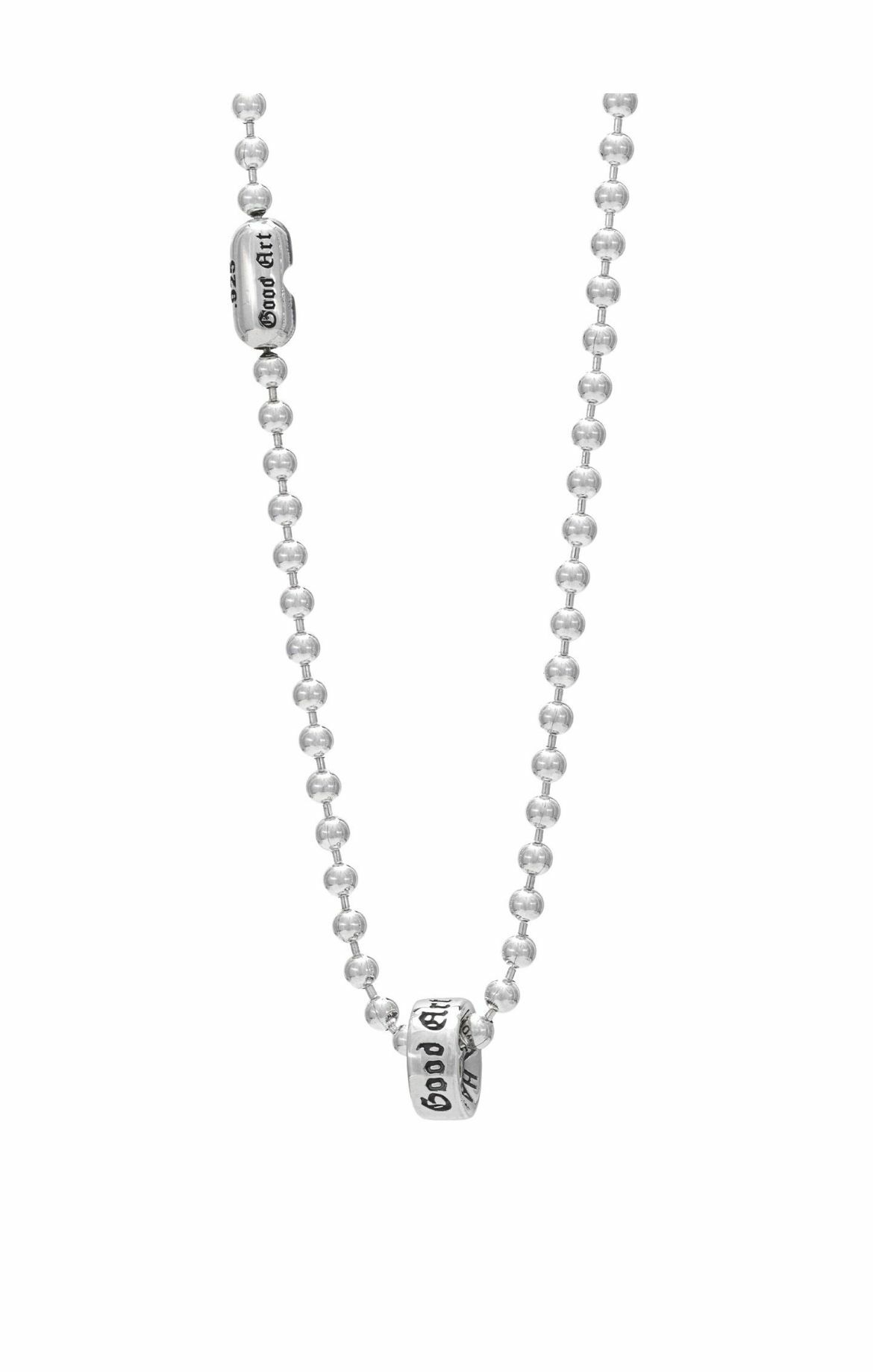 #3 Ball Chain Necklace w/ small rondel Set