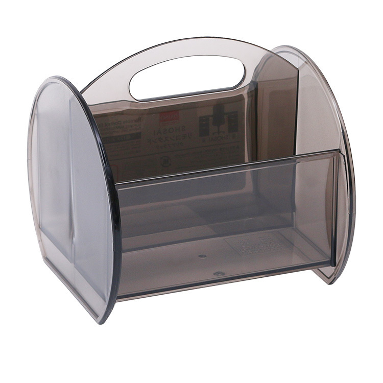 SHOSAI 遙控器收納架/13x13x12.5cmＳＨＯＳＡＩリモコンスタンドクリアブラック