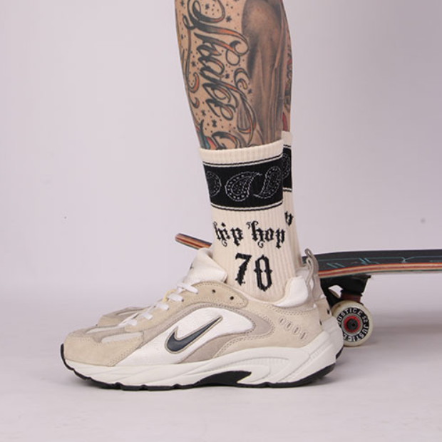 【SCSU039】歐美復古變形蟲設計長襪