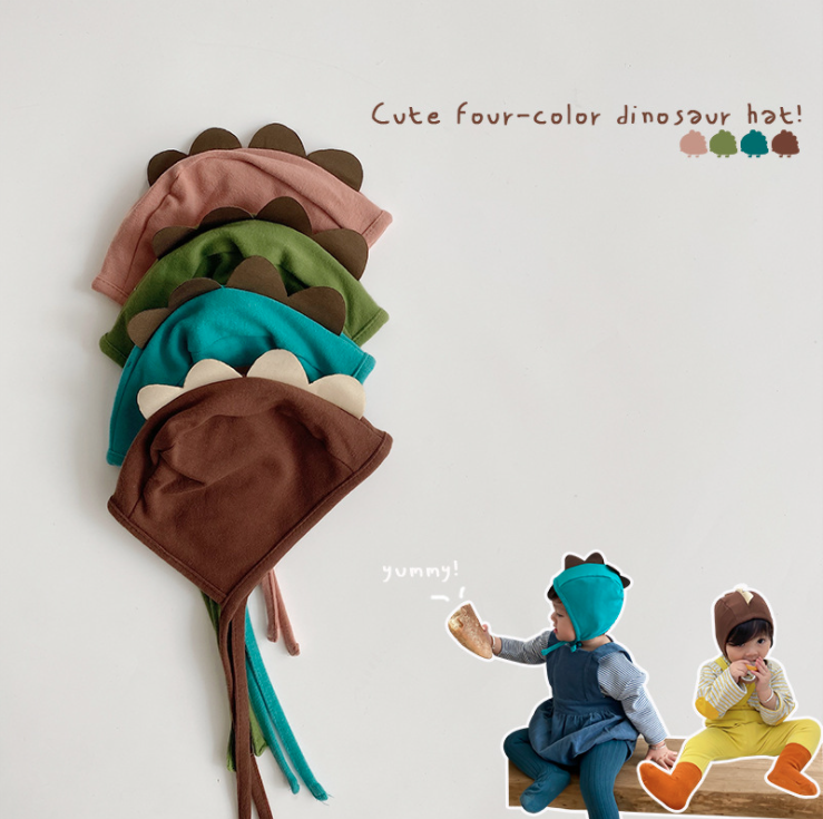 小恐龍多色護耳帽