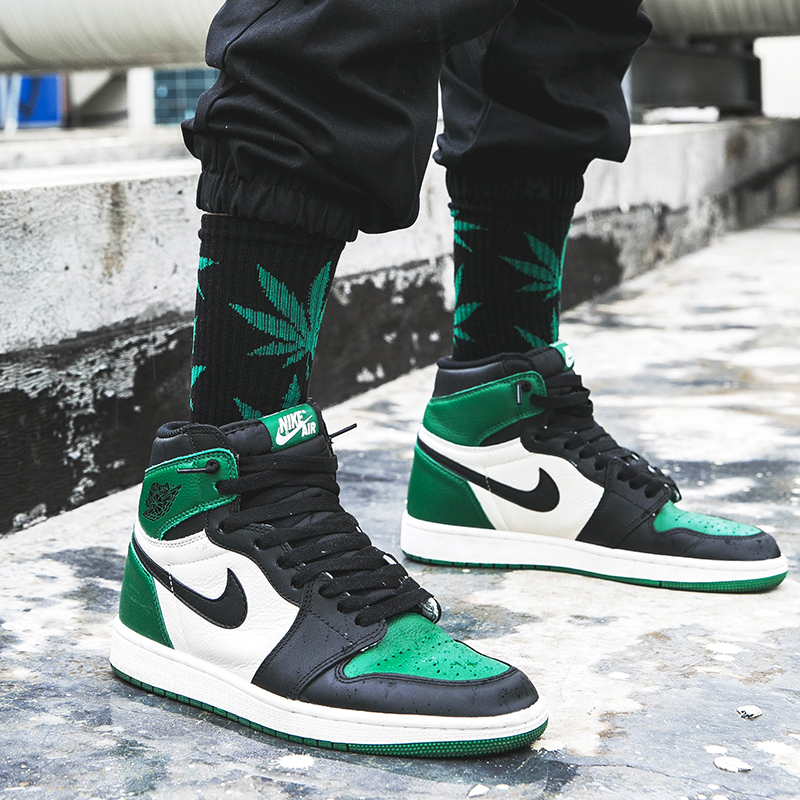 【SCBN001】街頭潮流百搭滿版麻葉長襪