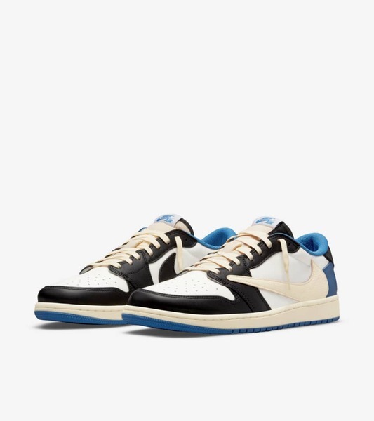 FRAGMENT X TRAVIS SCOTT X AIR JORDAN 1 LOW OG SP 倒勾-DM7