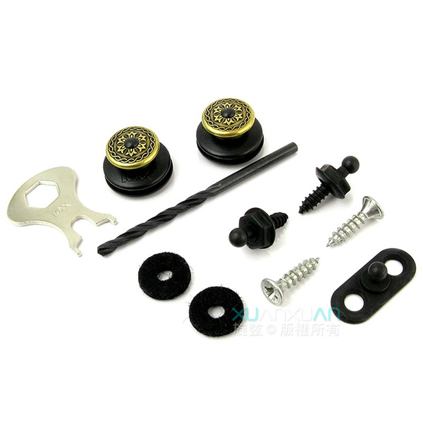 LOXX Loxx 德國製 安全背帶扣 民謠/古典吉他專用款 暗黑維多利亞 — 三峽吉他 / Bass｜YA! 玩音樂