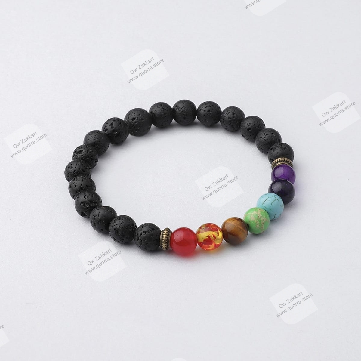 【2件包平郵】7 Chakra Diffuser Bracelet 7輪擴香手鍊