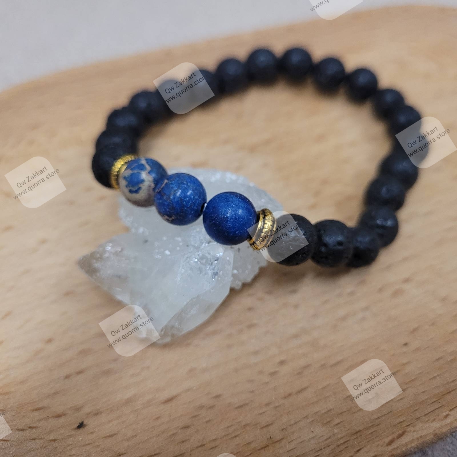 【2件包平郵】Blue Regalite Diffuser Bracelet 擴香手鍊