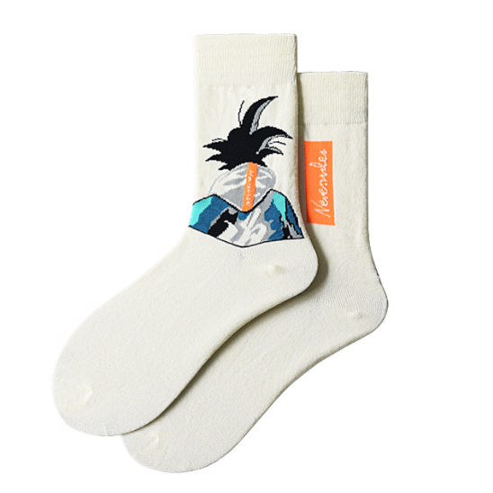 【SCMU002】純白悟空背影設計長襪