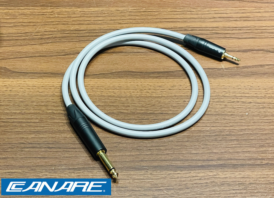 手工自製 日本 Canare 音源 轉接線 3.5轉6.3 高品質 音源線