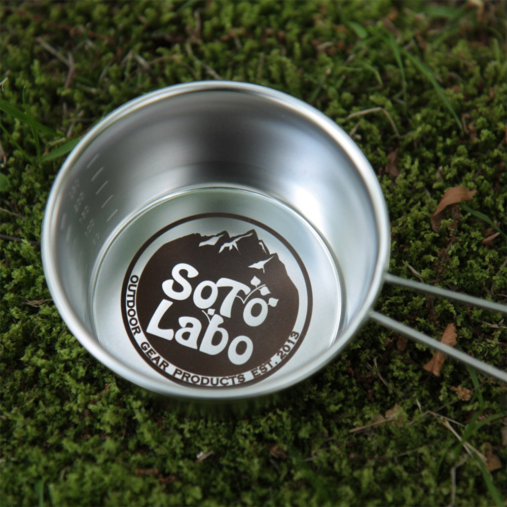SotoLabo 戶外不鏽鋼掛耳杯碗 (單入)