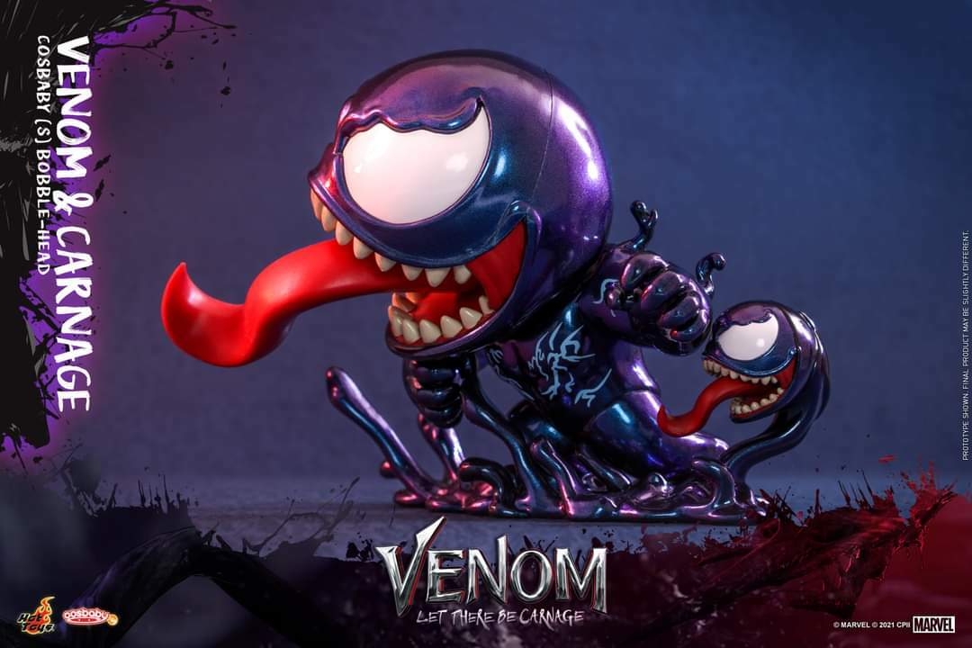 コスベイビー　VENOM & CARNAGE マグネットファクション Hot Toys Venom & Carnage Cosbaby Set