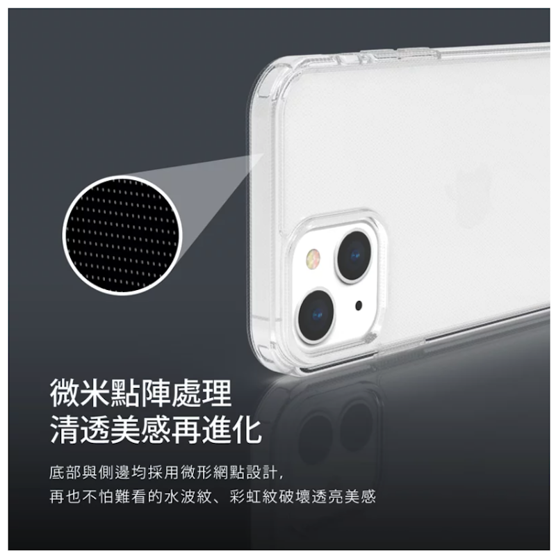 JustMobile・iPhone 13/mini/Pro/Pro Max  TENC™ Air 國王新衣防摔氣墊 透明殼 - 商品介紹