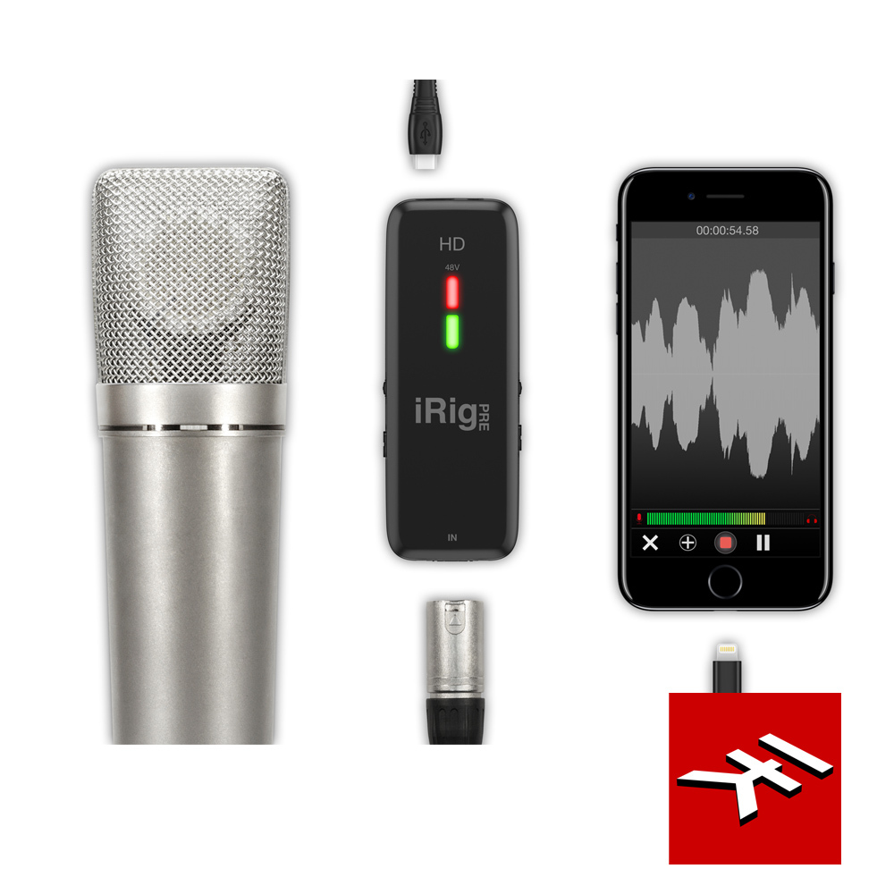 IK Multimedia IK Multimedia iRig PRE HD 麥克風介面 — 三峽麥克風｜YA! 玩音樂