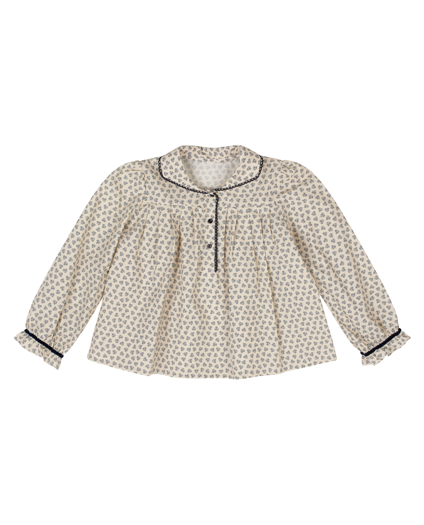 LITTLE COTTON CLOTHES - Arwen Blouse（Winter Rose Floral）