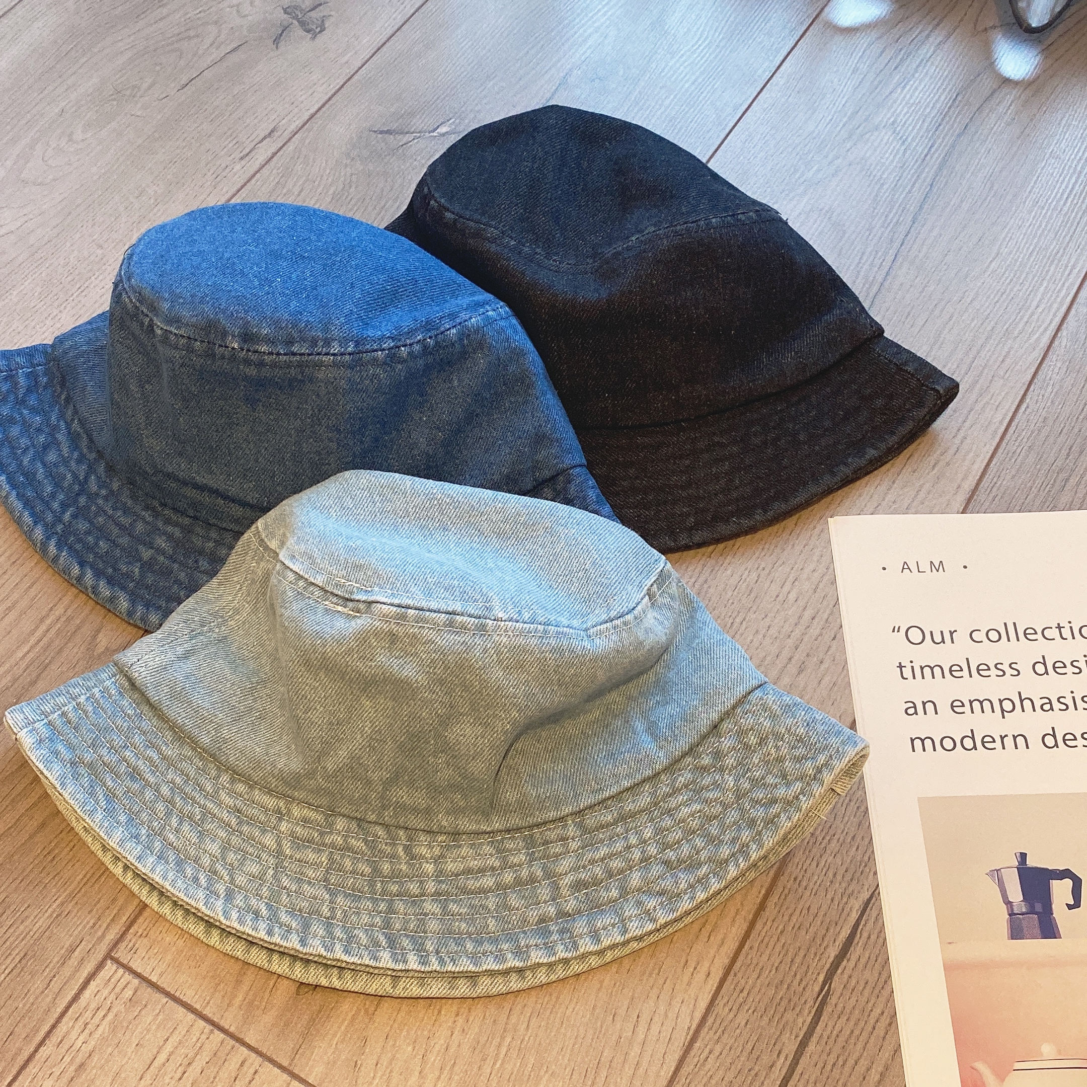 牛仔漁夫帽/三色