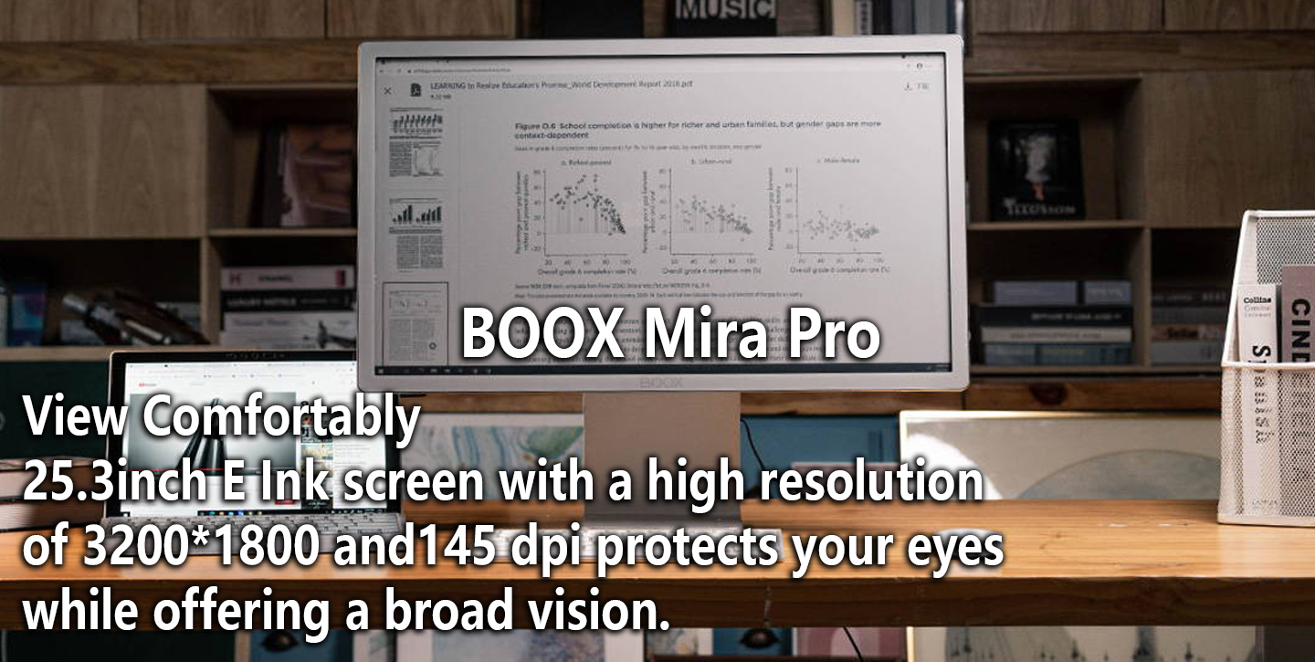BOOX Mira Pro 25.3 inch E Ink Monitors BOOX Mira Pro 25.3 inch E Ink Monitors
