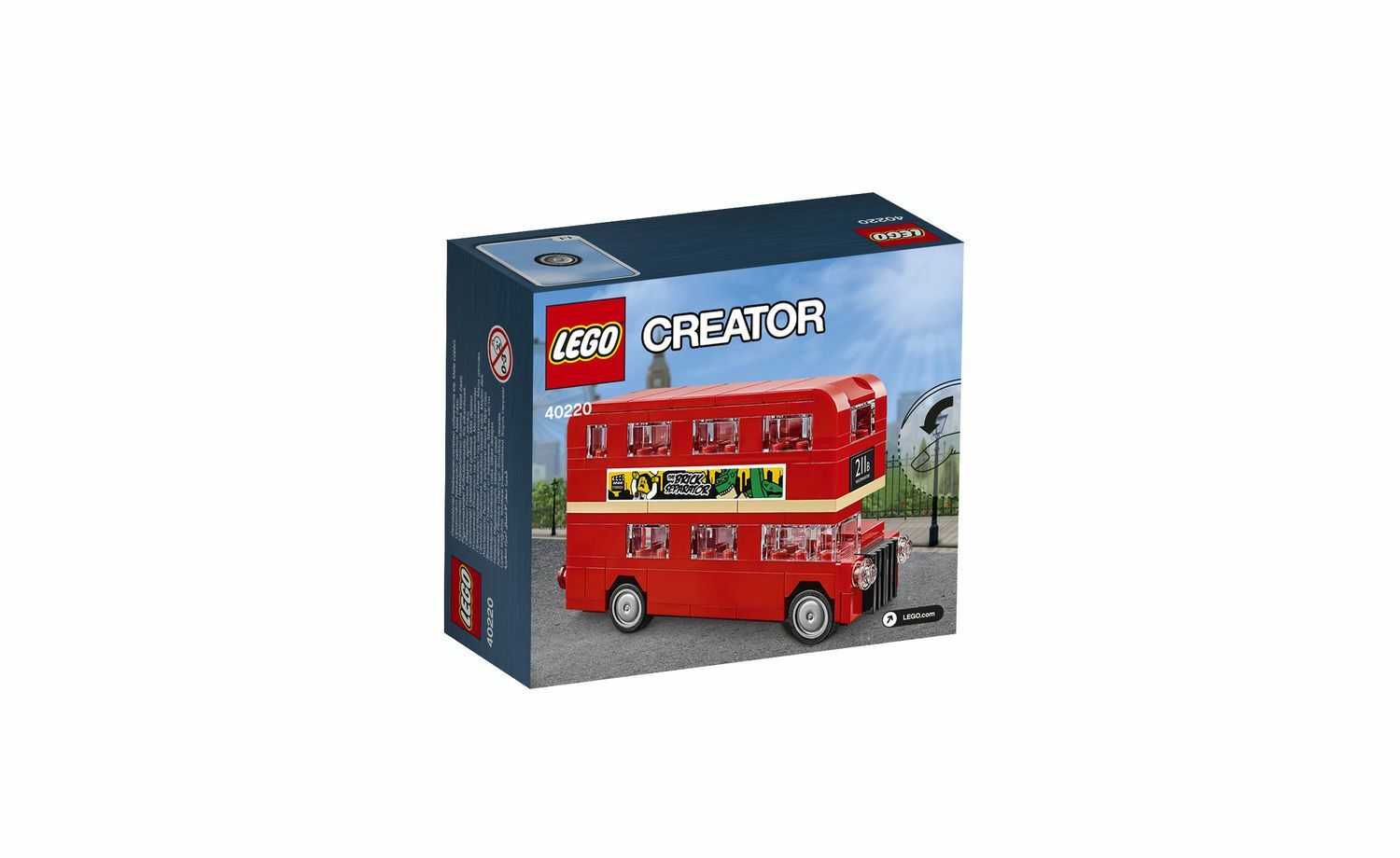 [飛米樂高積木磚賣店] LEGO 40220 BrickHeadz Mini London Bus