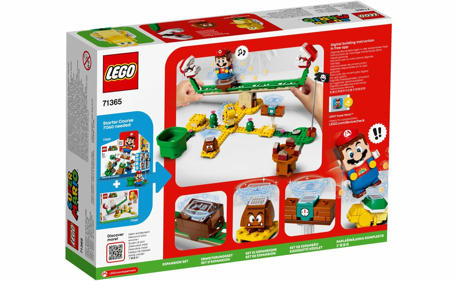 [飛米樂高積木磚賣店] LEGO 71365 Mario 吞食花翹翹板