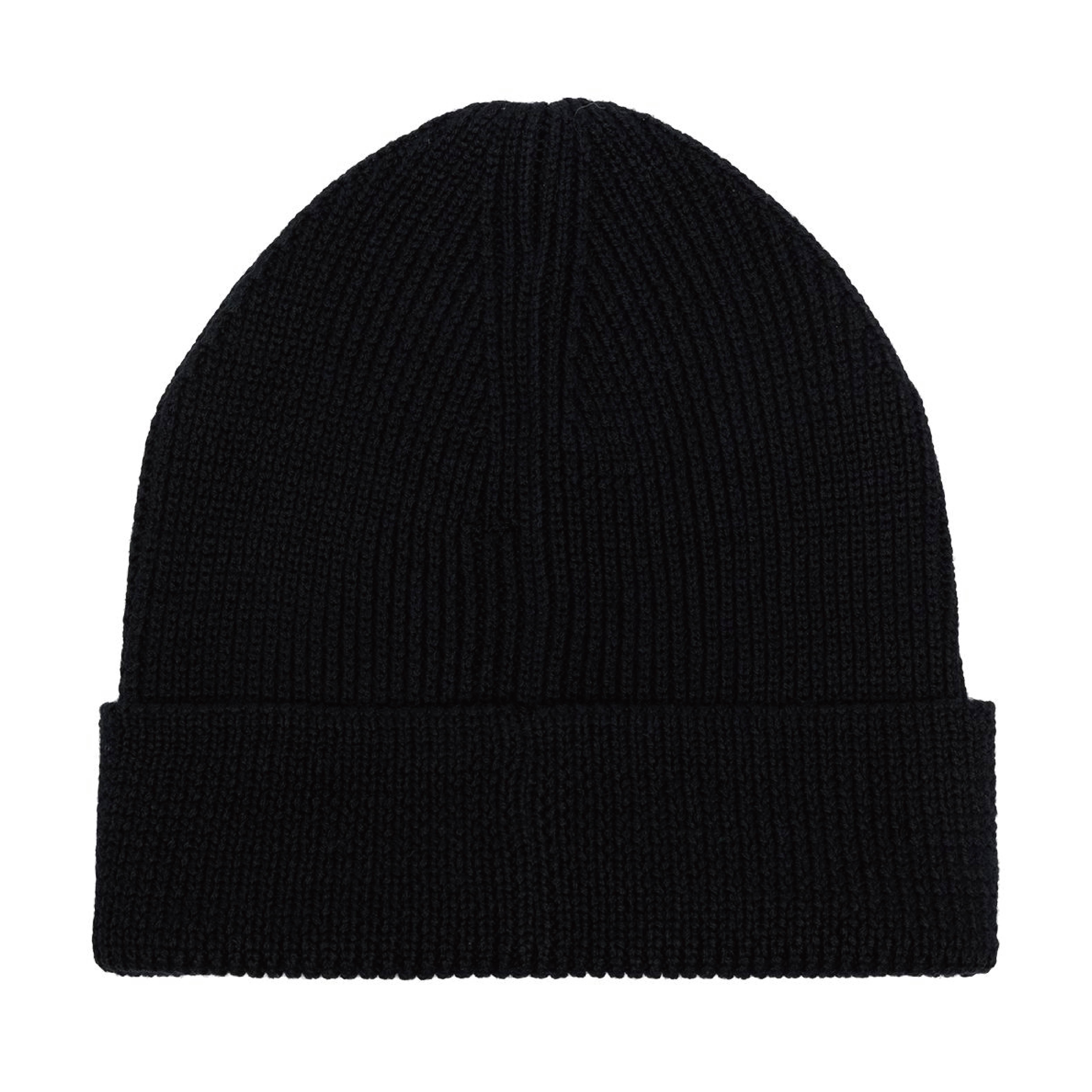 【 Y-3 CL BEANIE 羅紋羊毛針織帽 - 黑 】