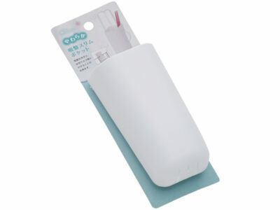 吸盤式收納筒/ブランやわらか吸盤スリムポケット