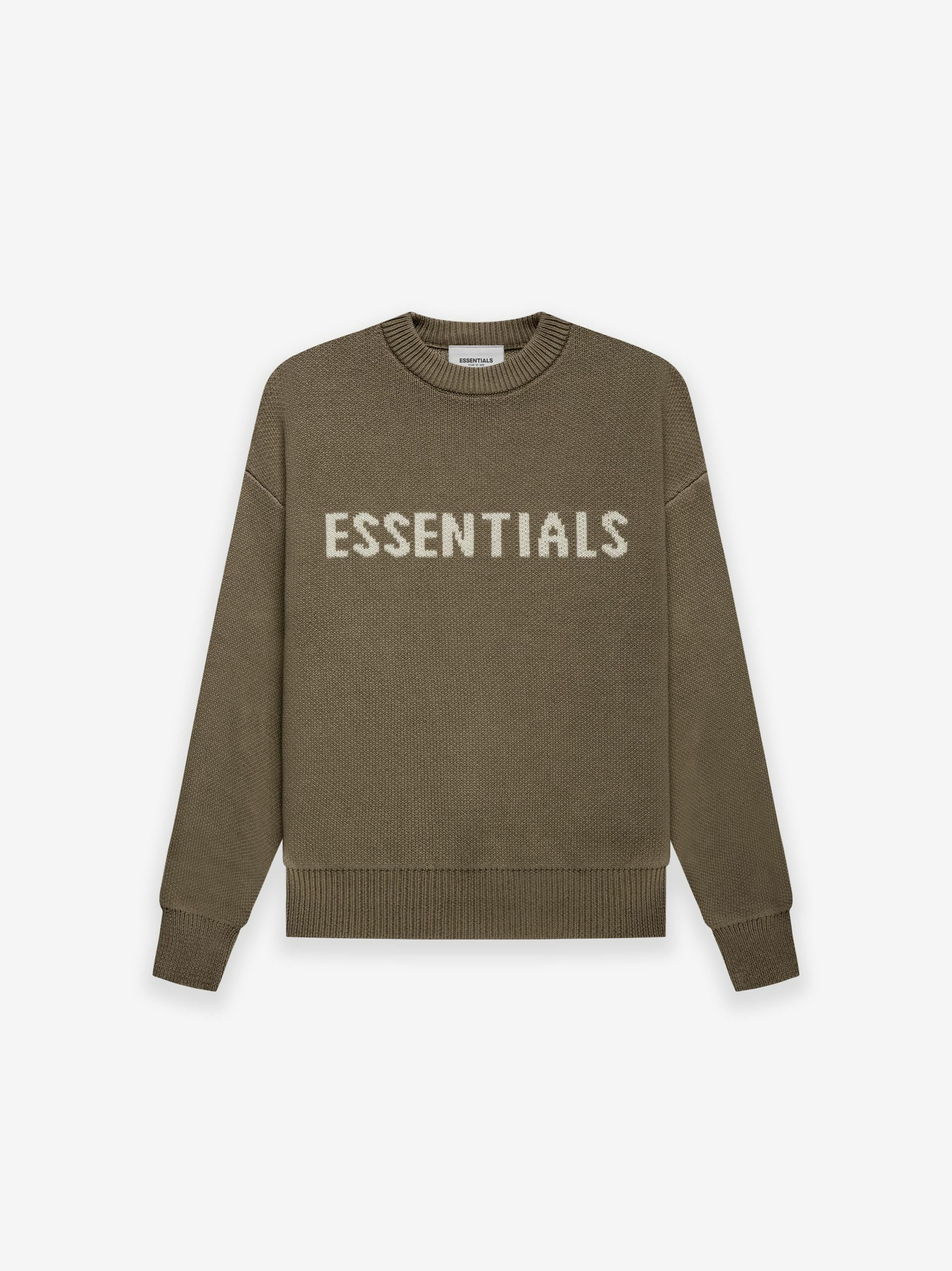 [現貨] Fear Of God Essentials 【KIDS】 FW21 Knit Crew "Harvest"