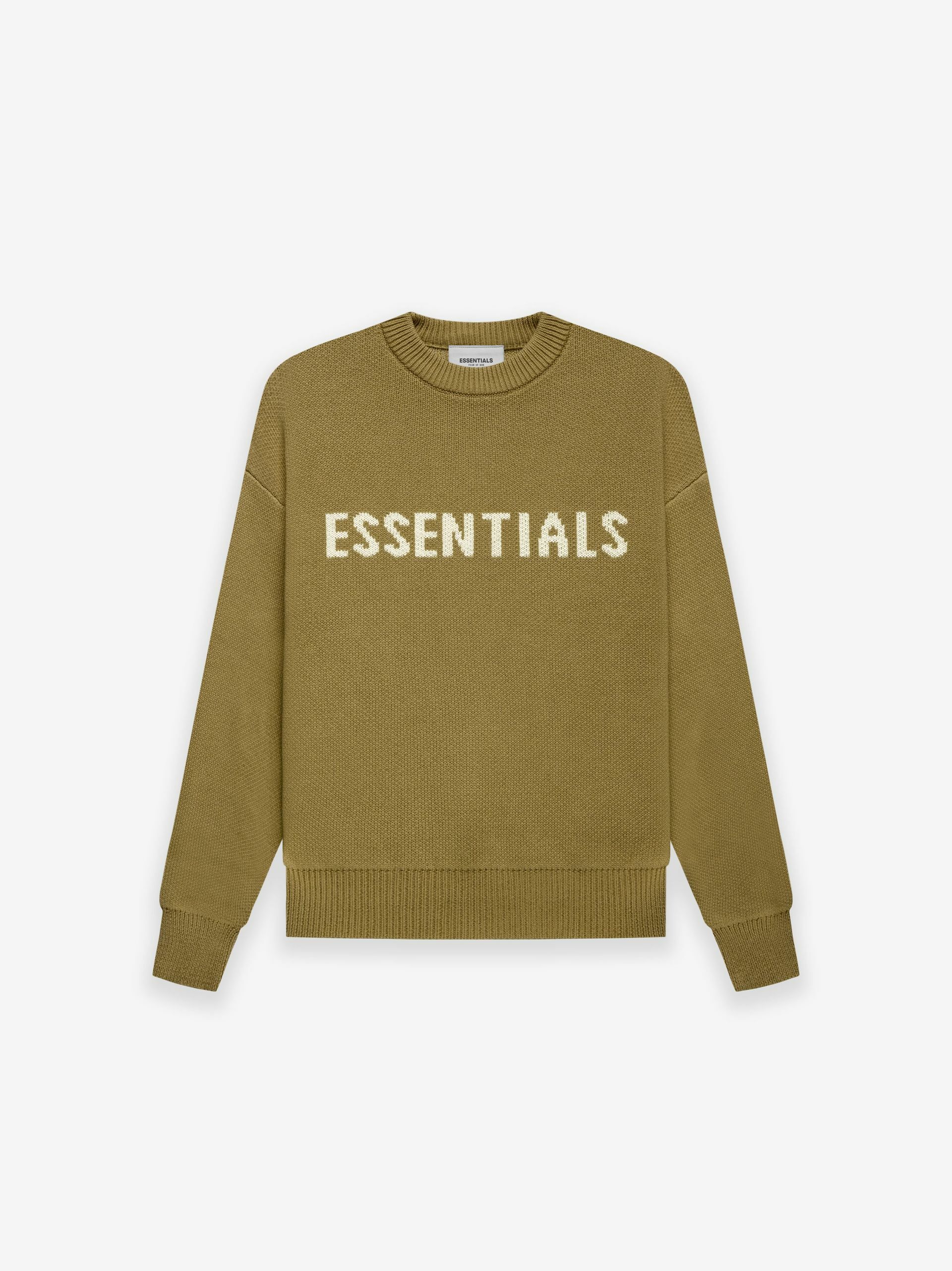 [現貨] Fear Of God Essentials 【KIDS】 FW21 Knit Crew "Amber"