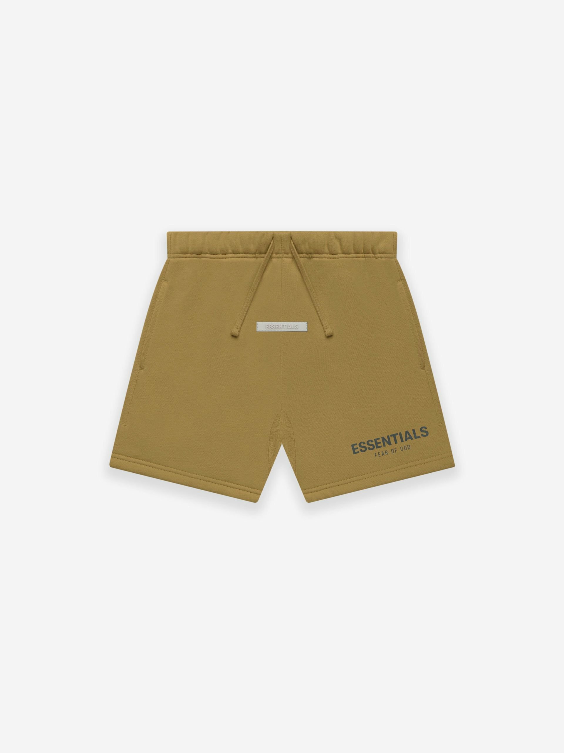 [現貨] Fear Of God Essentials 【KIDS】 FW21 Sweatshorts "Amber"